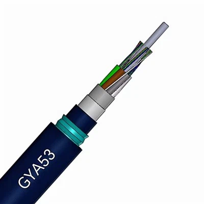Ngọn lửa cáp quang chôn trực tiếp Ngọn lửa khô hoàn toàn đôi được bọc để liên lạc